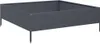 vidaXL Podwyższone łóżko antracyt 100x100x33,5 cm stal Podgląd zdjęcia produktu 1