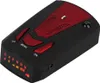 A black and red radar detector with buttons and a display. Podgląd zdjęcia produktu