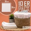 NatureMark Frottee-Waschlappen 10er-Set, 100% Baumwolle, Produktbild-Vorschau 2