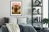MuchoWow® Gerahmtes Poster Schottischer Highlander - Kuh - Produktbild-Vorschau 2