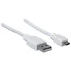 MANHATTAN USB 2.0 Anschlußkabel 1m A-St/Micro-B-St. weiß Produktbild-Vorschau 3