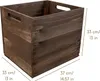 Creative Deco Holzkiste Braun Wenge | passend für alle Produktbild-Vorschau 3