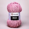 A ball of pink yarn with a label. Náhled obrázku produktu