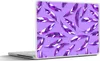 MuchoWow® Laptop Aufkleber Sticker Cover Mädchen - Federn - Produktbild-Vorschau 1