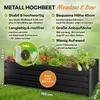 TTL GARDEN Meadow L Low Hochbeet 180x80x45cm Metall Produktbild-Vorschau 2