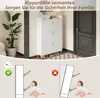 okwish Skříň na boty, botník, botníková komoda se 3 dvířky, Náhled obrázku produktu 5