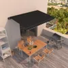 vidaXL Markíza ručne výsuvná 450x350 cm antracitová Náhľad obrázku produktu 2