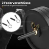 COSTWAY Trap Bar, bilanciere da 142 cm con 2 chiusure a Anteprima dell’immagine prodotto 7