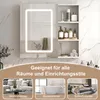 INONEFT Spiegelschrank Bad LED mit 3-Farben-Beleuchtung Produktbild-Vorschau 7
