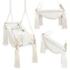 3-in-1 Babyschaukel aus Holz beige – mit Sicherheitsgurt & Produktbild-Vorschau 2