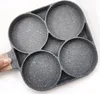 Poêle à crêpes, œufs, crêpes, beignets, 4 fentes Voir les images du produit 3