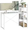 VASAGLE Schreibtisch Computertisch mit Regalböden 120cm Produktbild-Vorschau 1