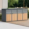 Mülltonnenbox mit Klappdeckel, lamellierter Lüftung, Produktbild-Vorschau 1