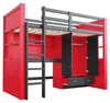 Letto a castello Merax, letto a soppalco 90x200 cm con Anteprima dell’immagine prodotto 9