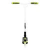 A white stunt scooter with green and yellow accents on a white background. Náhled obrázku produktu