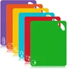 A set of six colorful cutting boards arranged diagonally. Produktbild-Vorschau