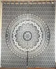 Unyqoos® Baumwoll-Vorhänge mit Mandala‑Motiv, blickdicht, Produktbild-Vorschau 3