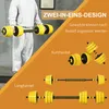 Homcom HOMdotCOM 25 kg manubrio e bilanciere ergonomico di Anteprima dell’immagine prodotto 4