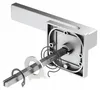 Gamar ERGO Türgriff Set mit WC-Rosetten Nickel Chrom Produktbild-Vorschau 3