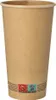 50 Trinkbecher, Pappe 0,5 l Ø 9 cm · 15 cm braun Produktbild-Vorschau 1