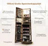 Skrinka na šperky COSTWAY so zrkadlom, zrkadlová skrinka na Náhľad obrázku produktu 2