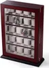 Rothenschild Uhrenvitrine RS-1100-20BU für 20 Uhren bubinga Produktbild-Vorschau 1