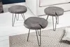 riess-ambiente Table d'appoint ronde GOA 45 cm gris Bois Voir les images du produit 14