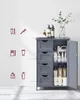 Vasagle Schmaler Badschrank mit 4 Schubladen, Grau, Frei Produktbild-Vorschau 13