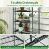 Petite serre COSTWAY, mini-serre à tomates avec 5 étagères Voir les images du produit 8