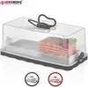 Herzberg HG-L575: Baton Cake Dome červená Náhľad obrázku produktu 4