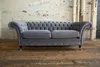 Chesterfield Couch Textil  Stoff Designer Sofa Möbel Edles Produktbild-Vorschau 3