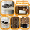 Yaheetech Kratzbaum Katzenhaus mit Katzenklo-Schrank, Produktbild-Vorschau 4