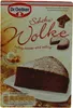 A box of Dr. Oetker Schoko Wolke cake mix, showing a slice of chocolate cake. Produktbild-Vorschau