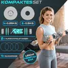 RE:SPORT® 2er Hanteln Set aus massivem Stahl Türkis 2 x Produktbild-Vorschau 4