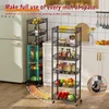 Metalowa półka z 6 poziomami, regulowana wysokość, stojak Podgląd zdjęcia produktu 7