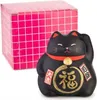Fine Asianliving Chat porte-bonheur Maneki Neko Noir - Voir les images du produit 4