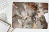 MuchoWow® Mauspad Mousepad Grau - Gold - Marmor - Produktbild-Vorschau 5