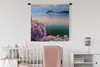 MuchoWow® Wandteppich Wandbehang Glyzinie bei Produktbild-Vorschau 2