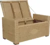 MiaMöbel Truhenbank 90x47x50 cm Landhausstil 100% Baumwolle Produktbild-Vorschau 4