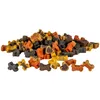 A pile of dog treats in various shapes and colors. Produktbild-Vorschau