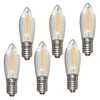 A group of six LED filament light bulbs arranged in a grid on a white background. Produktbild-Vorschau