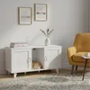 Relaxdays Skrinka na mačací záchod, XXL, 2 komory, mačací Náhľad obrázku produktu 2