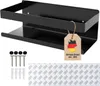 Intirilife selbstklebendes Duschregal in Schwarz - 23 x Produktbild-Vorschau 1