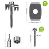 50pcs Zaunklammern, Zaunbefestigungsnägel 40mm M5.5 Produktbild-Vorschau 2