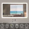 Miroir lumineux 80x60cm,3 couleurs + dimmable + anti-buée + Voir les images du produit 2