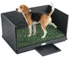 Hundetoilette 75 x 51 cm Hundeklo mit Kunstrasen Produktbild-Vorschau 1