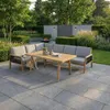 greemotion Gartenlounge-Set Monaco Lounge-Set Grau-Holz / Produktbild-Vorschau 3