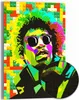 DEQOART Hybrid Leinwand Bild 60x90 cm 'Ikone in Pixel' Produktbild-Vorschau 1