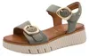 Sandali con zeppa in pelle Comfort Anteprima dell’immagine prodotto 3