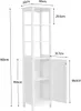 Yaheetech Hochschrank, Badezimmerschrank, Standregal, Produktbild-Vorschau 8